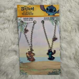 Disney Stitch & Angel BFF Necklace Set